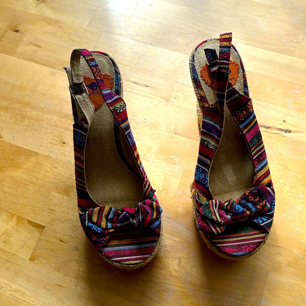 Colourful sandals